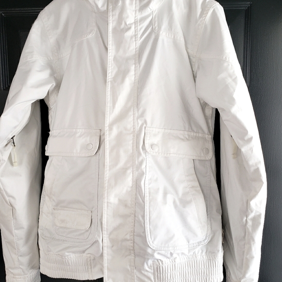 Burton Womens Winter Ski Jacket White 